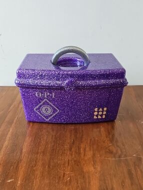 Vintage Caboodles OPI Arizona Jean Company Purple Sparkle
